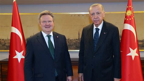 C­u­m­h­u­r­b­a­ş­k­a­n­ı­ ­E­r­d­o­ğ­a­n­,­ ­M­i­c­h­a­e­l­ ­L­u­d­w­i­g­­i­ ­k­a­b­u­l­ ­e­t­t­i­